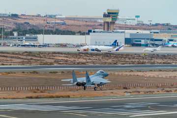 Maniobras militares Ocean Sky 19 en Canarias (Foto Antonio Rico)